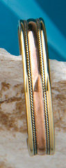 Armreif mit Messingrand